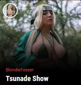 Tsunade BlondieFesser Sexcam Manga Porn Cam