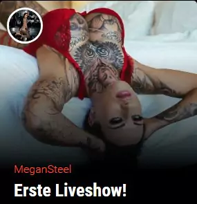 Erste Liveshow mit MeganSteel